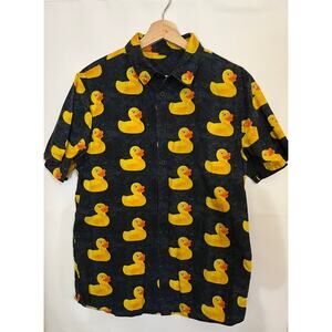 Neff Rubber Ducky Button-Up Men's shirt size Medium